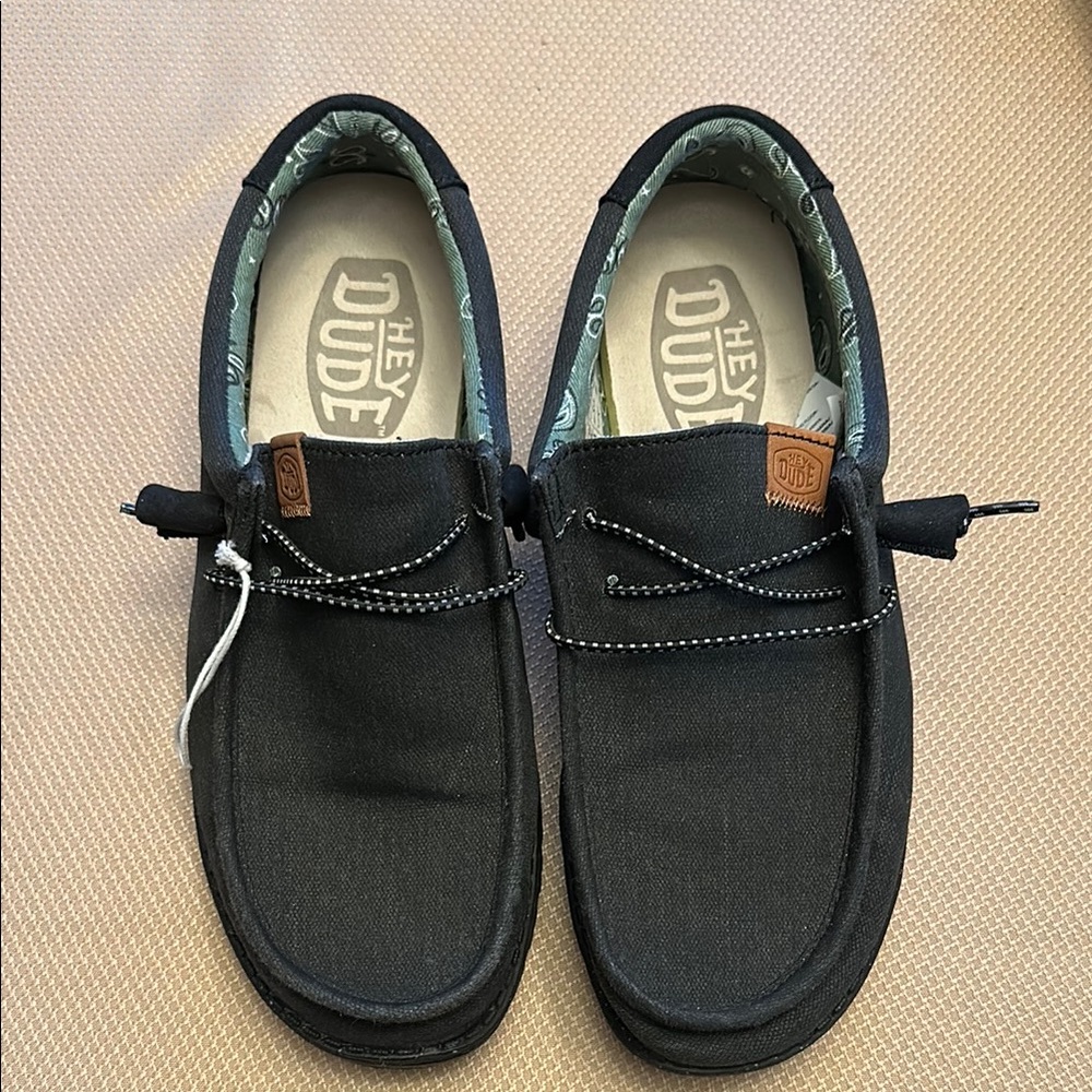 Hey Dude Black Shoes